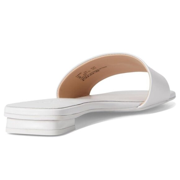 Coach Womens Sculpted Slip On Open Toe Sandals Optic White Size 6.5M NIB - Picture 3 of 3